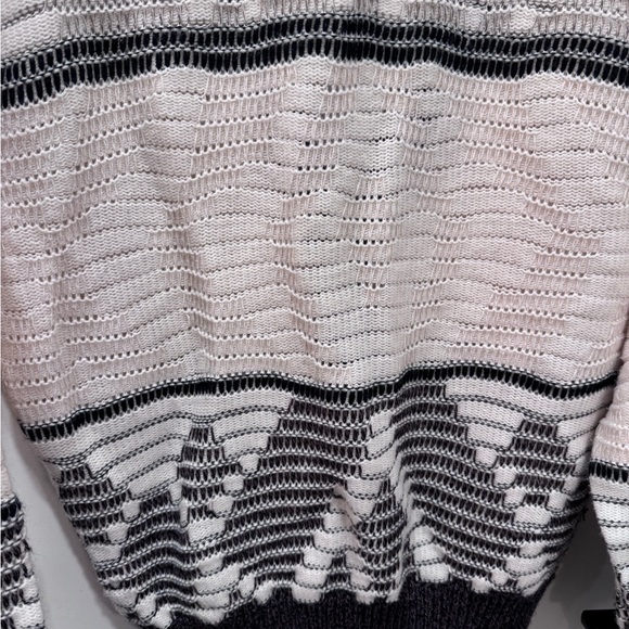 Brown and Beige men’s vintage Sears large cardigan knit sweater. - Picture 4 of 5